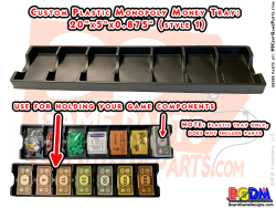 Custom Monopoly Game Play Money Tray