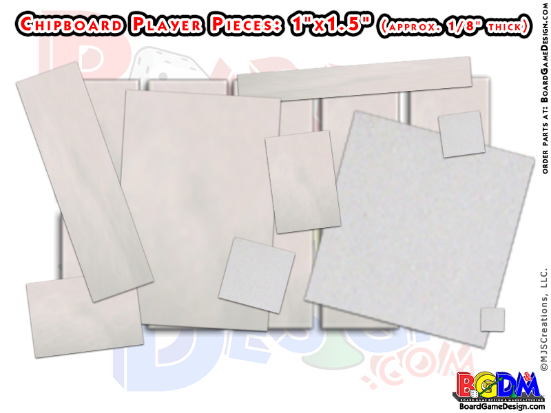 Chipboard Player Pieces (by the Handful)