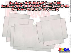 Blank Game Boxes, Game Box Blanks