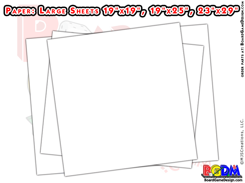 Extra Large Blank Sheets