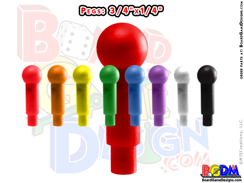 Pegs (Cribbage, Scoring Markers) 80 Piece Set or 100 Bulk